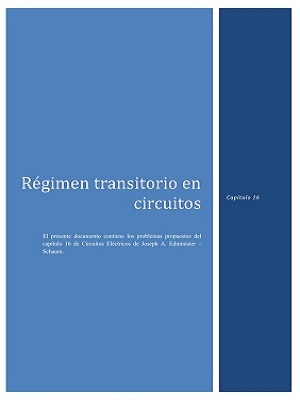 Capítulo 16 - Régimen transitorio en circuitos
